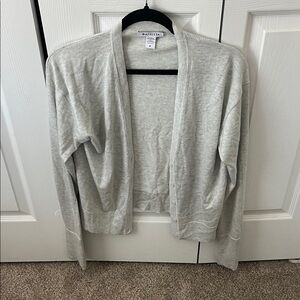 Athleta Light Gray Button-Front Women's Cardigan